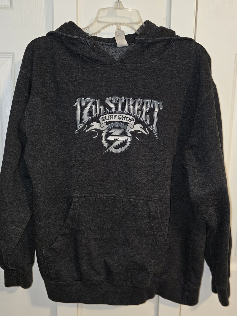 Source Unknown Dark Charcoal 17th Street Surf Shop Hooded Sweatshirt